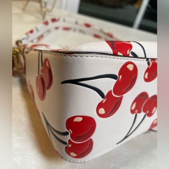 Coach Soft Tabby Shoulder Bag in Cherry Print 🍒 - Picture 9 of 17
